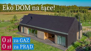 Eko DOM na dzikiej łące 🌿 100 m2 bez rachunków 0 zł za ogrzewanie Projekt NOWOCZESNA STODOŁA 2022 [upl. by Schilit]