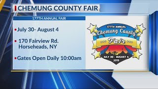 Chemung County Fair schedule released [upl. by Llenrrad]