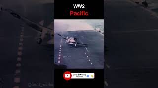 TBF Avenger and F6F Hellcat Crash Land onto Aircraft Carrier  Sound Design AI Enhanced ww2 [upl. by Ais]