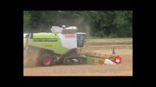 Claas amp Väderstad Feldtag Zemědělská Polní den 2862012 [upl. by Airdnek]