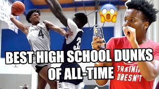 TOP 100 HIGH SCHOOL DUNKS OF ALLTIME [upl. by Narag795]