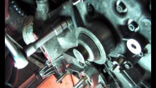 Porsche 944 S2 How to replace water pump timing belts and shaft seals [upl. by Savick99]