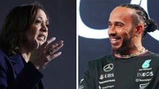 Ted Kravitz reveals the quite funny thing about Kamala Harris supporting Lewis Hamilton [upl. by Nitsew235]