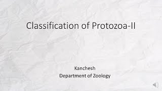 6 Protozoa Classification Part 2 SUBPHYLUM SPOROZOACNIDOSPORA AND CILIOPHORA [upl. by Tegdirb709]