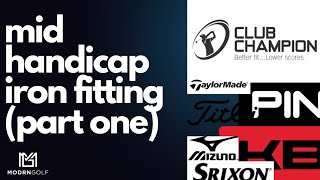 Mid handicap iron fitting at Club Champion best irons for your handicap [upl. by Nnave]