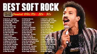 70s 80s 90s Soft Rock Music Hits Playlist ✌ Lioenl Richie Rod Stewart Celine Dion Phil Collins [upl. by Odnarb]