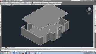 Apprendre Autocad en 1h Tutoriel réalisation Maison 3D [upl. by Annaj]