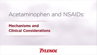 Acetaminophen amp NSAID Differences  TYLENOL® Professional [upl. by Yhtrod]