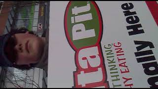 Correy Brown Pita Pit Sign Spinner [upl. by Loy168]