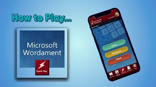 How to Play Wordament Quickplay  Microsoft Casual Games [upl. by Tlaw]