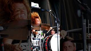 Aaron Gillespie  Underoath 7 Bateristas Que Le Pegan Bien Duro A Su Bateria shorts [upl. by Nilson]