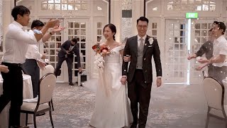 Raffles Hotel Full Day Lunch Wedding 2021  Bentley amp Elizabeth [upl. by Jarvey575]