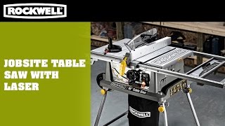 Jobsite Table Saw with Laser [upl. by Ertsevlis37]