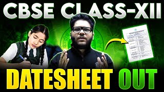 CBSE Date Sheet 2024 🚨  CBSE Latest News  Class 12th Board Exams Schedule 🤯 [upl. by Radack]