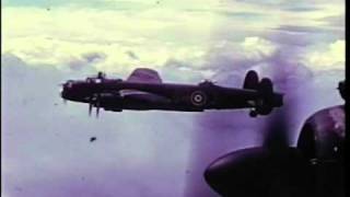 Avro Lancaster Bomber  Rare WWII Colour Film of the Lancaster [upl. by Yi]