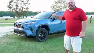 2022 Rav4 Cavalry Blue XSE Hybrid Walkaround Is this the best Rav4 trim [upl. by Jenks555]