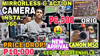 MIRRORLESS at ACTION CAMERA PRICE CANON SONY INSTA 360 FUJIFILM GOPROLEGIT SA GREENHILLS [upl. by Dorsey]