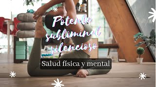 💧Manifestar SALUD física y mental  Potente subliminal SILENCIOSO 💧 [upl. by Groome]