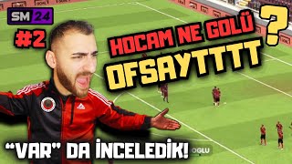 HAKEMLE TARTIŞTIK FOOTBALL MANAGER SOCCER MANAGER 2024 MOBİLE 2BÖLÜM [upl. by Jeffers]