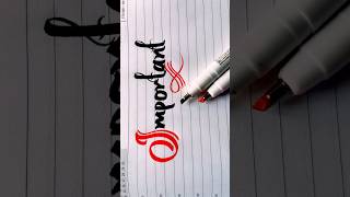 Important ♥️calligraphy handwriting youtubeshorts ✍️✍️📝📝📝🥰🥰 [upl. by Yran]