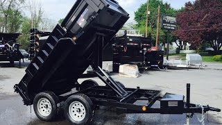 Load Trail 5x10 Low Profile Dump Trailer 7000 GVW DT6010032 7172204220 Best Choice Trailers [upl. by Atiral226]