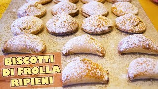 BISCOTTI DI FROLLA RIPIENI  Ricetta Facile  Il Paradiso Delle Tentazioni [upl. by Den]