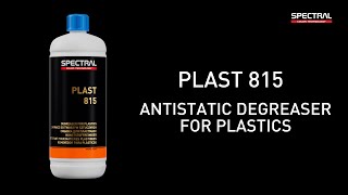 EN SPECTRAL PLAST 815  antistatic degreaser for plastics [upl. by Lalita]