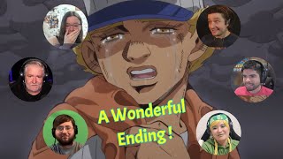 JoJos Bizarre Adventure  Stone Ocean  Episode 38 Ending amp Roundabout  Reaction Mashup [upl. by Ciaphus]