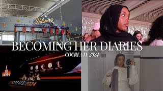 Becoming HER Diaries  My first Brand Trip Travel day CoCreate 2024 What’s In My Bag Girls Talk [upl. by Mechelle]