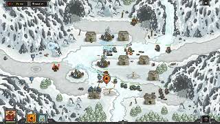 Kingdom Rush  Glacial Heights  Iron Mode  Veteran [upl. by Savitt]