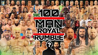 100Man Royal Rumble WWE Action Figure Match FULL MATCH 100K Subscriber Special [upl. by Vassell285]