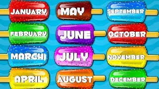 Months Of The Year Songs For Kids And children Preschool Videos For Baby [upl. by Artinak776]