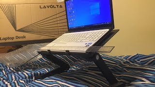 Lavolta Laptop Table Desk  Unboxing and Review [upl. by Antipus106]