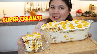 Creamy Mango Graham Cake Recipe [upl. by Nacim]