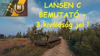 Lansen C tankbemutató  3 kiválóságjel [upl. by Grace407]