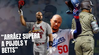 “¡Increíble Luis Arráez Rompe Récords de Pujols y Betts con 143 Turnos Sin Poncharse” [upl. by Imak]