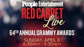 🔴 2022 Grammy Awards Red Carpet Live  April 3 2022 630PM ET  PEOPLE [upl. by Dyoll]