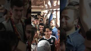 BEŞİKTAŞ TARAFTARI GALATASARAY TARAFTARLARININ METROSUNA BİNERSE21 ŞAMPİYONLUK KUTLAMALARI [upl. by Anitselec]