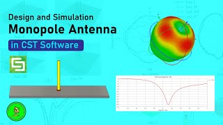 How to Design Monopole Antenna for 24GHz using CST  CST Tutorial [upl. by Walburga]