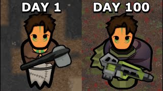 I Survived 100 Days In RimWorld Vanilla Expanded [upl. by Cornelie]