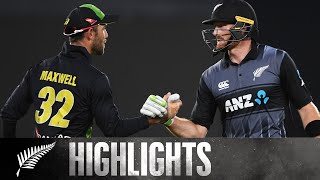 Highest Chase In T20 History  HIGHLIGHTS  TransTasman Tri Series  BLACKCAPS v Australia [upl. by Aryamoy]