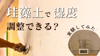 【調質・除湿効果 実験】DIYでも人気の珪藻土、調質効果がすごいって本当？ 部屋の湿気・乾燥対策にもおすすめの自然素材のすごさを確かめてみた！ 自然素材 珪藻土 湿気対策 diy [upl. by Maryanna572]