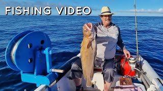 Fishing video Pesca nos Açores Abrótea Cântaro Boca Negra [upl. by Noneek]