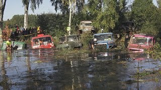 OffRoad Truck Mud Race and Super Swim  Antsumae [upl. by Fellner]