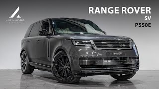 Range Rover SV P550e  Walkaround [upl. by Nyliret]