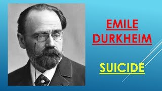 Sociology for UPSC  Durkheim  THEORY OF SUICIDE  Lecture 72 [upl. by Lohcin]