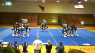 Archbishop Shaw cheerleading 2009 Nationals Routine [upl. by Ovatsug]