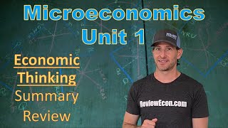 Microeconomics Unit 1 COMPLETE Summary  Economic Thinking [upl. by Edgerton172]