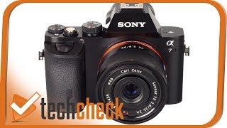 Spiegellos im Vollformat  Sony Alpha 7 Review  TECHCHECK [upl. by Shere]