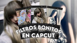 ☆ Filtros bonitos en CAPCUT ༄ [upl. by Cathee]